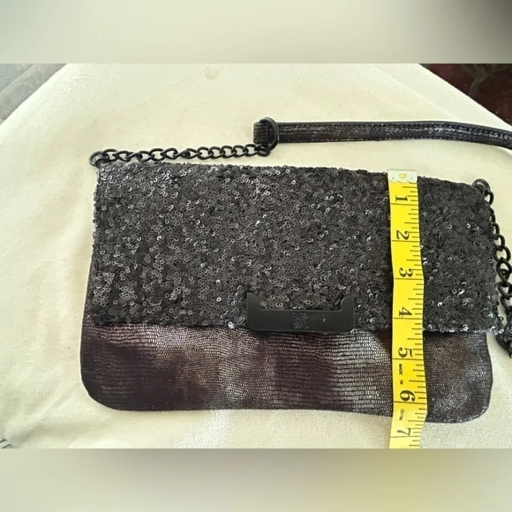 Simply Vera Vera wang‎ Elegant Black Sequin Shoulder Bag
